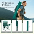 thumbnail image 4 of Sophia & William Camping Chairs 2 Pack Portable Outdoor Folding Chairs with Cooler Bag & Side Pocket, Green, 4 of 9