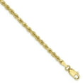 thumbnail image 1 of Leslie's 10K 2.75mm Diamond-Cut Rope Chain (Weight: 4.89 Grams, Length: 8 Inches), 1 of 4