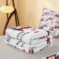 thumbnail image 5 of Erosebridal Fire Truck Zipper Full Size Comforter Sets with Fitted Sheet and 2 Pillowcases, Firefighter Zipper Bedding Set, White Pattern, Gray Reversible, 5 of 7