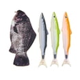 thumbnail image 2 of Estuche de lápices Crucian Fish | Caja de papelería con forma de pez | Poliéster suave | 31x14cm | Bolsa de maquillaje multiusos | Ligero, fácil de limpiar | Incluye 3 bolígrafos | Lindo regalo, 2 of 8