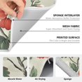 thumbnail image 6 of Yayeee Dish Drying Mat for Kitchen Counter 16" x 18" Microfiber Super Absorbent Coffee Decorative Pad, Red Floral Pattern, 6 of 9