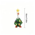 thumbnail image 3 of Liamobondopolis Desk Goose Christmas Tree Outfit with Star Topper and Colorful Lights, Magnetic Felt Goose Costume Fits 7 Inch Desktop Goose, Festive Holiday Decor for Home and Office, 3 of 7