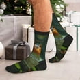 thumbnail image 7 of KLL Intellectual Frog Pond Print Cool Socks Men's Women's Crew Socks Funny Crazy Novelty Stockings, 7 of 7