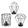 thumbnail image 2 of Iron Lamp for Lighting Use Minimalist Hollow Desktop Night Lamp, 2 of 4