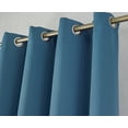 thumbnail image 2 of Olivia Gray Anchorage Blackout Single Grommet Curtain Panel  54x63", Blue, 2 of 5