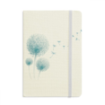 thumbnail image 1 of Carnet Fleur Bleue Pissenlit Couverture Rigide en Tissu Journal Classique, 1 of 3