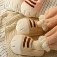 thumbnail image 5 of Cat Paw Slippers, Cute Funny 3D Cat Paw Cartoon Slipper, Thickened Anti-Slip Fuzzy Cat Foot Slippers, 5 of 7