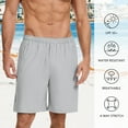thumbnail image 3 of Men's UPF 50+ 7" Inseam Hiking Shorts with 27 Zipper Pockets Water Resistant Quick Dry Lightweight for Outdoor Fishing, 3 of 8