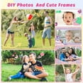 thumbnail image 6 of Contixo Instant Print Camera, Fun Digital Kids Camera with 32GB Memory Card, 3 Paper Rolls, and Case, Pink, 6 of 9