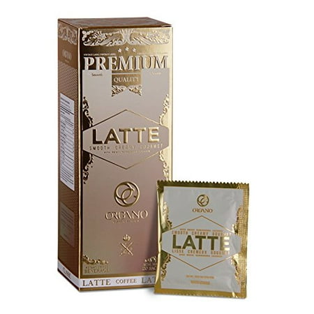 Organo Gold Gourmet Cafe Latte Coffee With Ganoderma Lucidum (1 Box of 20