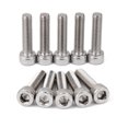 thumbnail image 1 of 10 UNIDS A2 ACERO INOXIDABLE ALLEN SOCKET TORNILLO CABEZA HEXAGONAL ALLEN KEY 11 TAMAÑOS SM SunniMix M6 Acero inoxidable Tornillos, 1 of 2