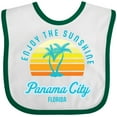 thumbnail image 3 of Inktastic Summer Enjoy the Sunshine Panama City Florida in Blue Boys or Girls Baby Bib, 3 of 4
