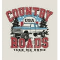 thumbnail image 2 of Country Roads Take Me Home Sand Adult Long Sleeve Hoodie-Large, 2 of 3