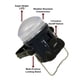 Dorcy 40 Lumen Portable, Focusing LED Area Lamp with Multi-Purpose ...