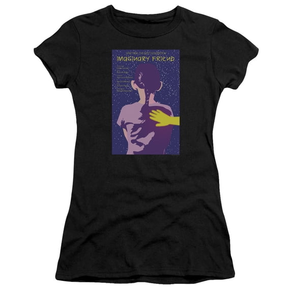 Star Trek Tng Season 5 Episode 22 Junior Women's Sheer T-Shirt Black