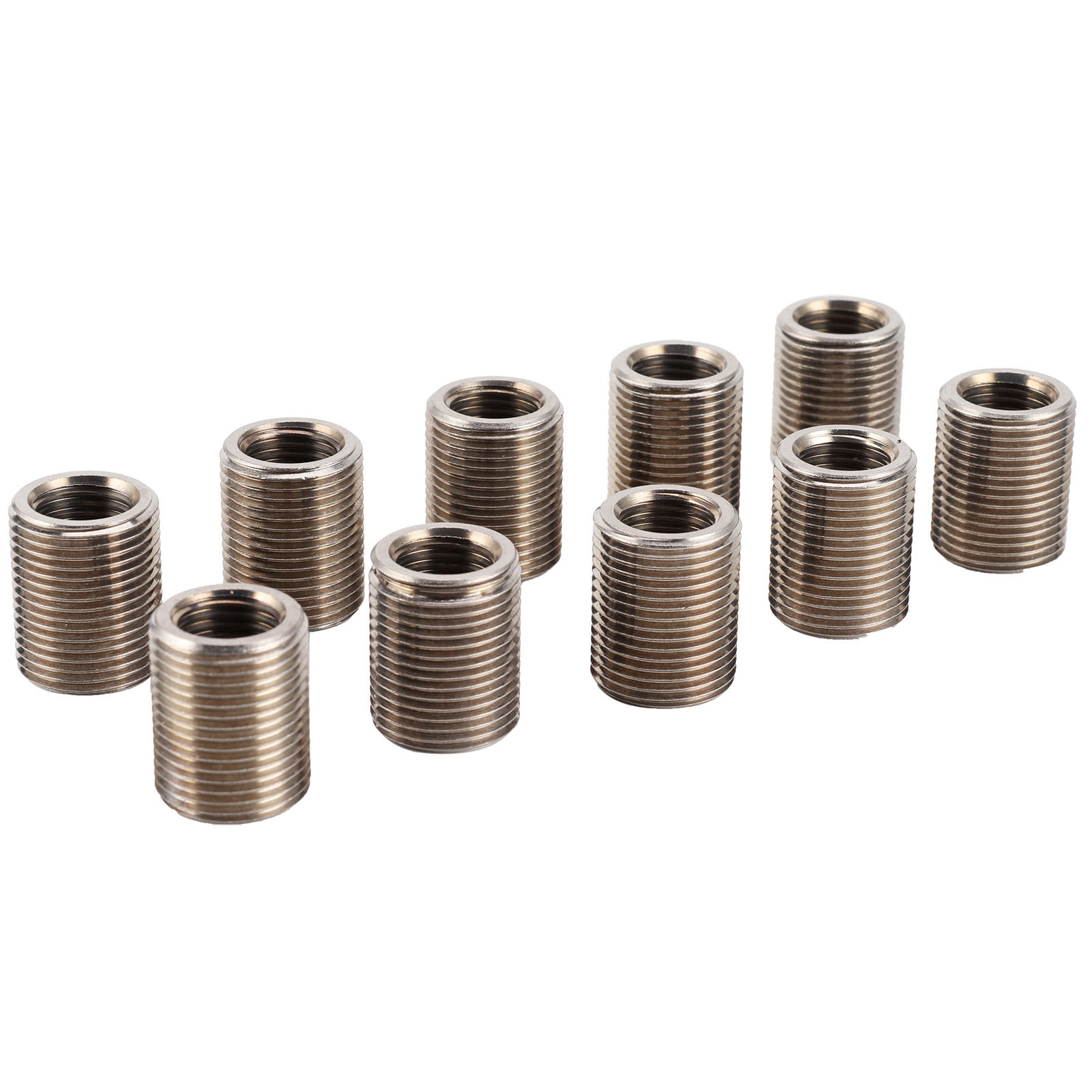 Zerodis 10pcs Thread Insert Kit 303 Stainless Steel Female M14x1.5 Male M20x1.5