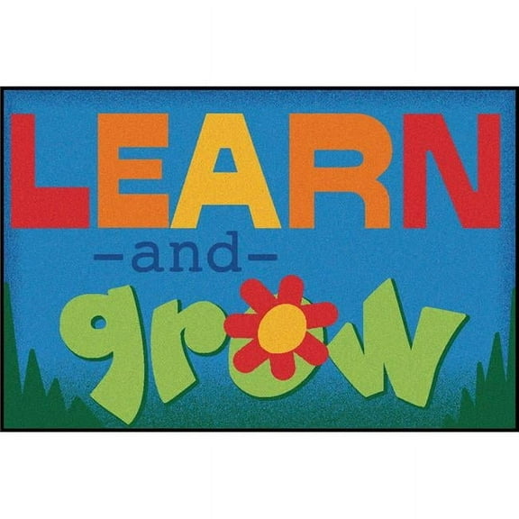 Carpets for Kids® KID$Value Rugs™ Learn & Grow Activity Rug, 4' x 6' , Blue