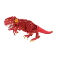 thumbnail image 3 of Estatua de dinosaurio de arte ligero de alambre de aluminio para dormitorio, sala de estar y oficina rojo, 3 of 8