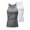 White/Gray, variant on Wyobmus Men's 1 Pack Tank Tops Gym Workout Shirt Sleeveless Muscle Fitness Bodybuilding Tank Shirts Gray