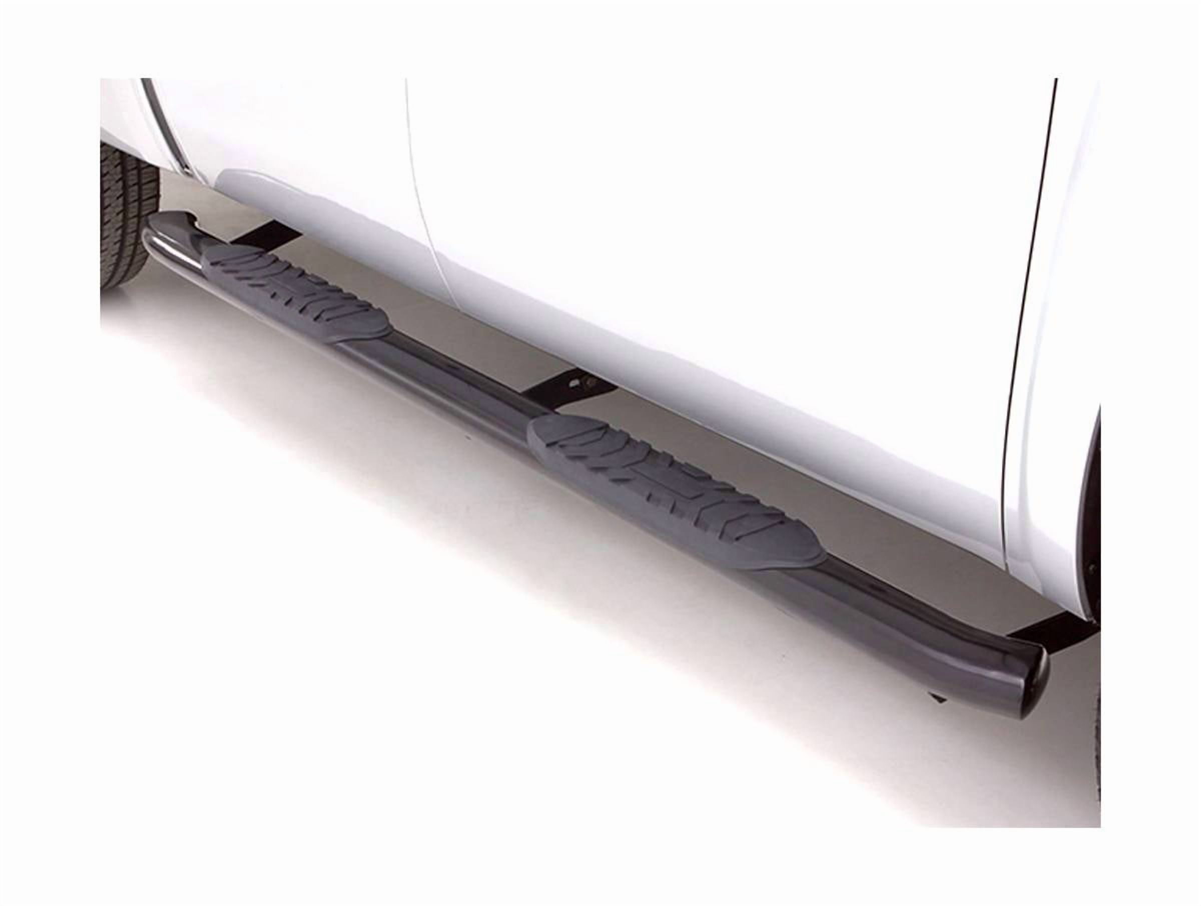 Lund (22683781) 3" Round Bent Stainless Steel Nerf Bar Fits select: 2001-2014 CHEVROLET SILVERADO, 2001-2014 GMC SIERRA