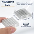 thumbnail image 2 of Uxcell Heatsink Aluminum Heat Sink with Thermal Sticker for Raspberry Pi and Other Electronics 40x40x11mm 1 White, 2 of 6