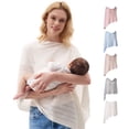 thumbnail image 1 of Cubierta de Lactancia Momcozy Ultra Ligera de Tela Tencel™ Lyocell Blanca, 1 of 7
