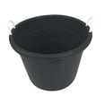thumbnail image 1 of Baignoire à poignée Homz® de 17 gallons avec corde, noir, 1 of 4