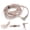 B, variant on Upgrade Cable HiFi Earphone Replacement Cable 0.75mm Gold-Plated Connector Transparent Black Cable C Pin In-line Control with Mic for KZ ZSN/ZSN PRO/ZS10 PRO/AS16/AS12