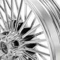 thumbnail image 4 of 18x3.5 Fat Spoke Front Wheel Rim for Harley Dyna Wide Glide FXDWG 2006-2016 Fat Boy FLSTF Heritage Softail Classic FLSTC 00-17 Softail Custom FXSTC 07-10 Deluxe FLSTN Softail Springer FXSTS, 4 of 6