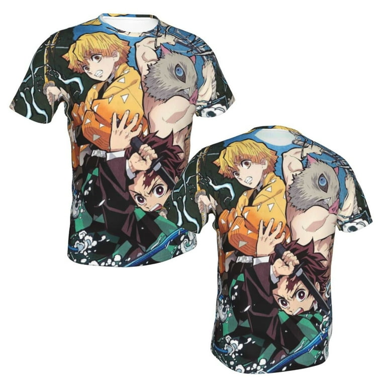 Demon Slayer: Kimetsu No Yaiba Unisex 3d Pattern Printed Short