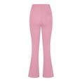 thumbnail image 3 of Women's Pants Stretchy Work Pants With Pockets Elastic Waist Business Casual Flared Trousers, 3 of 8