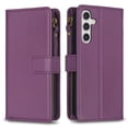 thumbnail image 2 of Compatible with Samsung Galaxy A15 Premium PU Leather Wallet Case with 9 Card Slots Zipper Pocket and Hand Strap, 2 of 5
