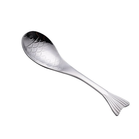 

Frcolor Spoons Stainless Kids Spoon Toddler Steel Fruit Mixing Silverware Watermelon Citrus Dessert Drink Cream Ice Serving