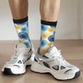 thumbnail image 6 of KLL Circular Print Cool Socks Men's Women's Crew Socks Funny Crazy Novelty Stockings, 6 of 6