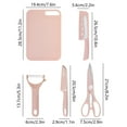 thumbnail image 3 of Dvruxg Kitchen Shears Set, Kitchen Scissors Heavy Duty Meat Scissors Poultry Shears, Contains Scissors、Vegetable Potato Peeler、Paring Knife, Dishwasher Safe Food Cooking Scissors Set, 3 of 5
