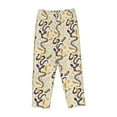 thumbnail image 6 of Uemuo Snake And Floral Pattern Women's Wide Leg Palazzo Lounge Pants with Pockets Light Weight Loose Comfy Casual Pajama Pants-Medium, 6 of 9