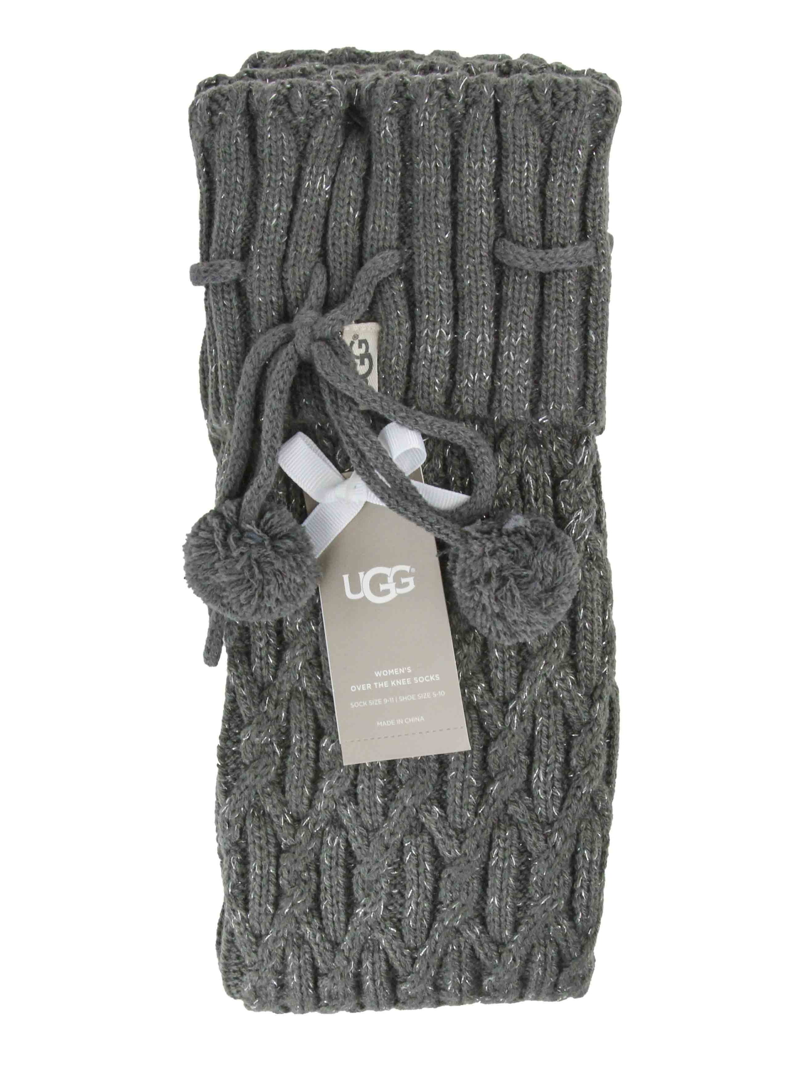 ugg sparkle cable knit socks