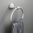 thumbnail image 1 of Toallero de aro UAEBM, redondo, de acero inoxidable 304, para pared, para cocina y baño, resistente a la corrosión, tamaño grande, ajustable, fácil de instalar, ahorra espacio (plata), 1 of 8