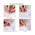 thumbnail image 1 of 8 piezas de clips para sábanas, tirantes ajustables para colchón, correas elásticas de sujeción para sábanas y fundas de sofá, 1 of 6