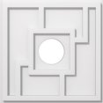 thumbnail image 1 of Ekena Millwork CMP16KX-04000 16 Pouces OD x 4 Pouces ID Carré Knox Architectural Grade Médaillon de Plafond Contemporain PVC, 1 of 1