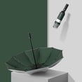 thumbnail image 4 of YSTIANN Reverse Umbrella with Reflective Strips, 3-Fold Automatic Sun & Rain Protection - Double-Layer Windproof Design for Outdoor Travel & Commuting AZ78-4814, 4 of 6