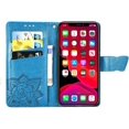 thumbnail image 4 of Compatible with iPhone 11 Wallet Case for Women, Leather Flip Folio with Kickstand Magnetic and Card Holder Protective Case for iPhone 11 Butterfly Blue SD, 4 of 17