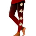 thumbnail image 1 of Zhanying sous-Vêtements Thermiques pour Femmes Durables Amincissants Rehausse-Fesses Coupe Noire Leggings Thermiques Rouges P, 1 of 6