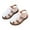 White, variant on IROINNID Toddler Girls Boys Summer Sandals Kids Beach PU Soft Sole Roman Sandals, Size 1-6Y