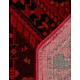 thumbnail image 4 of Unique Loom Tekke Collection Area Rug - Sheibani (5' 3" Octagon Red/Black), 4 of 9