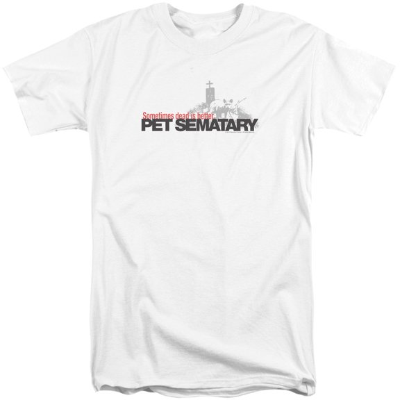 Pet Sematary Logo Adult Tall T-Shirt White
