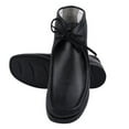 thumbnail image 2 of HAMARA JOE Men's Genuine Leather High Top Moc Toe Desert Chukka Male Casual Boots, 2 of 7