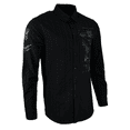 thumbnail image 6 of Xtreme Couture by Affliction Men's Button Down Shirt CONNECT Black Biker, 6 of 13