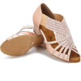 thumbnail image 5 of Women Rhinestone Dance Shoes Ballroom Latin Salsa Bachata Performance Dance Dancing Shoes_Special Gift, 5 of 5