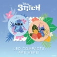 thumbnail image 5 of Impressions Vanity Disney Stitch Compact Mirror with Light, Foldable Mirror, Touch Control (Coral), 5 of 8